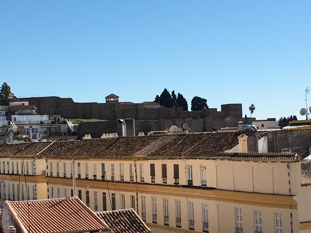 Apartment Sky Cervantes Malaga Bagian luar foto